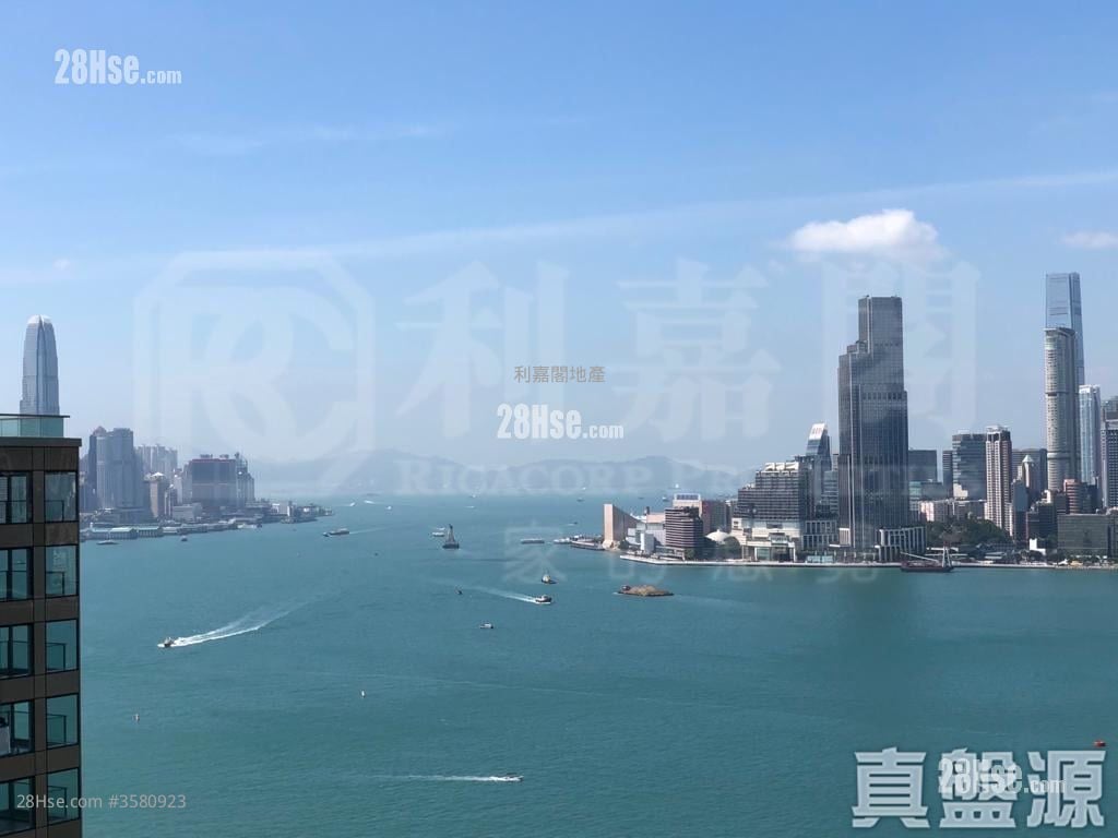 維港頌 租盤 3 房 , 2 浴室 850 平方呎
