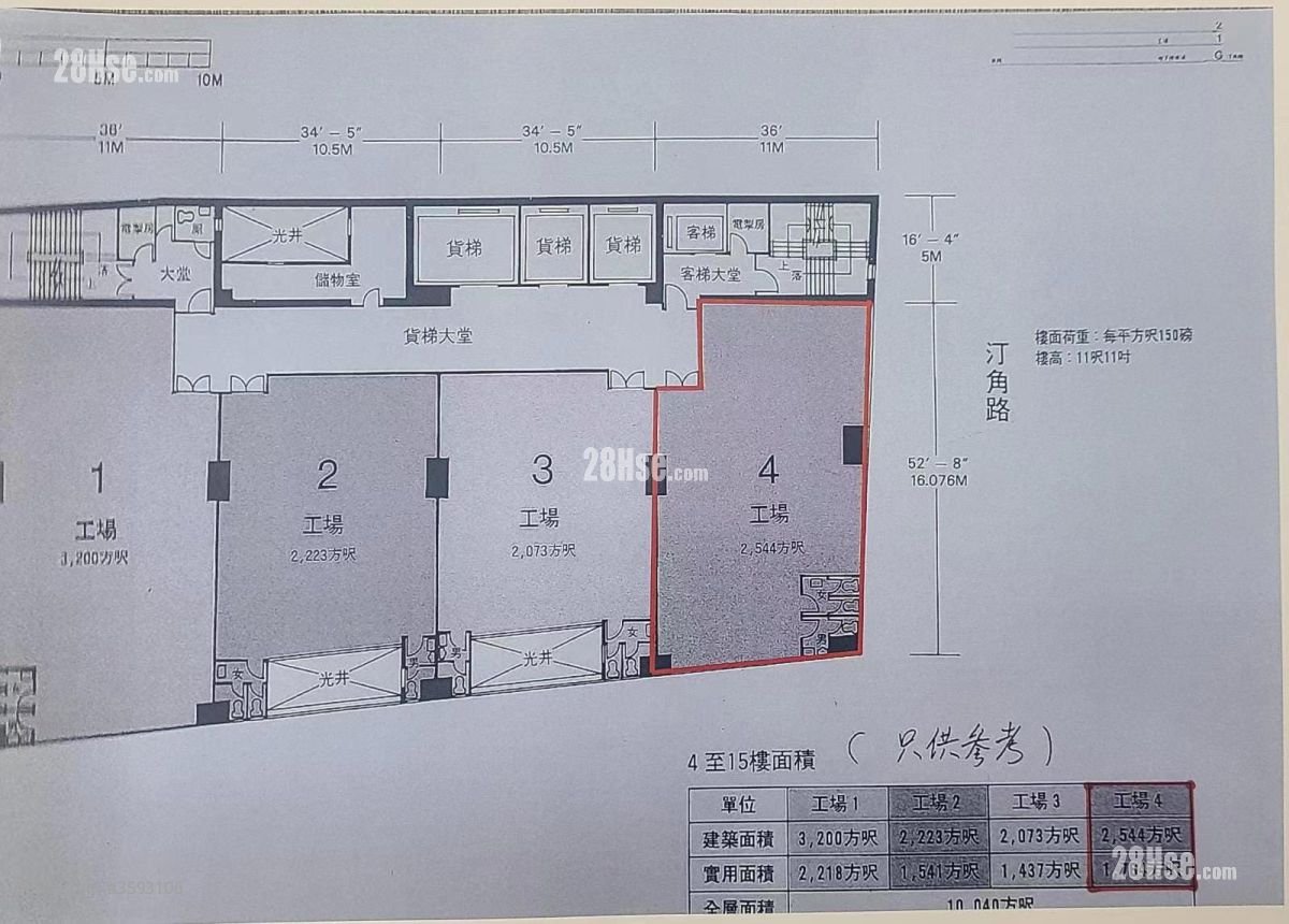 Tai Ping Industrial Centre Rental