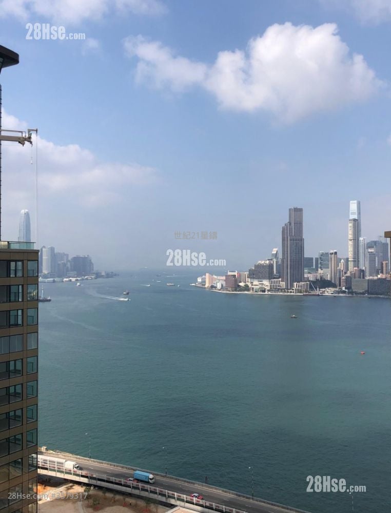 維港頌 租盤 3 房 , 2 浴室 850 平方呎