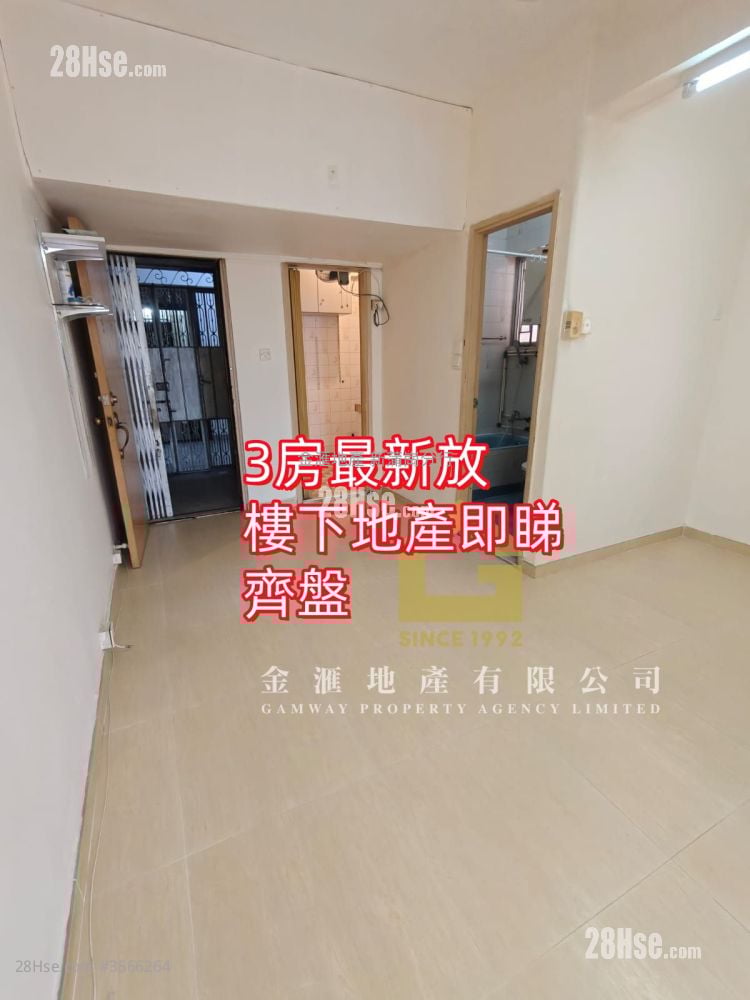 新蒲岗大厦 租盘 3 房 , 1 浴室 487 平方尺