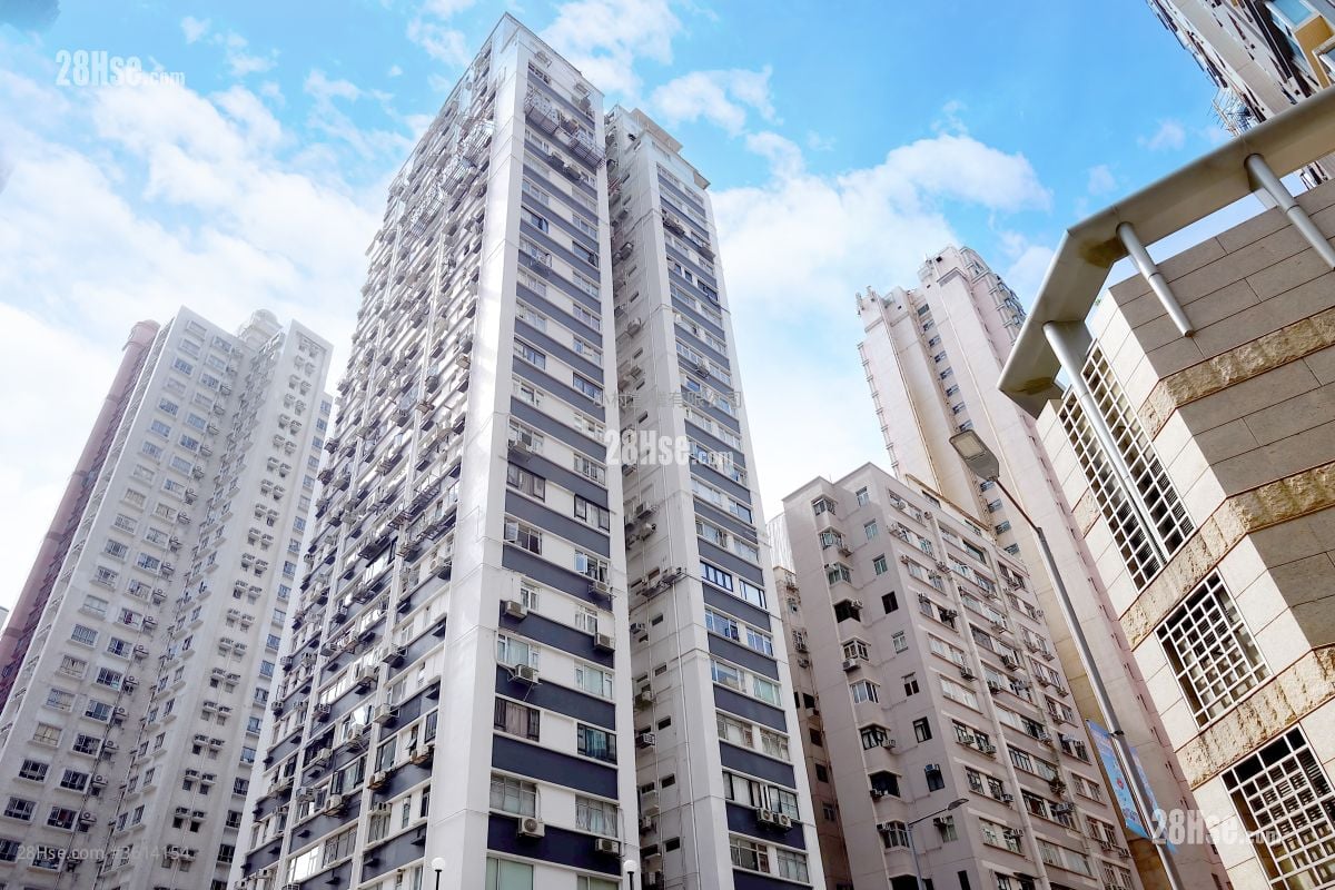 大厦外观: 聚文楼 租盘 2 房 , 1 浴室 598 平方尺 大厦外观: 聚文楼 租盘 2 房 , 1 浴室 598 平方尺