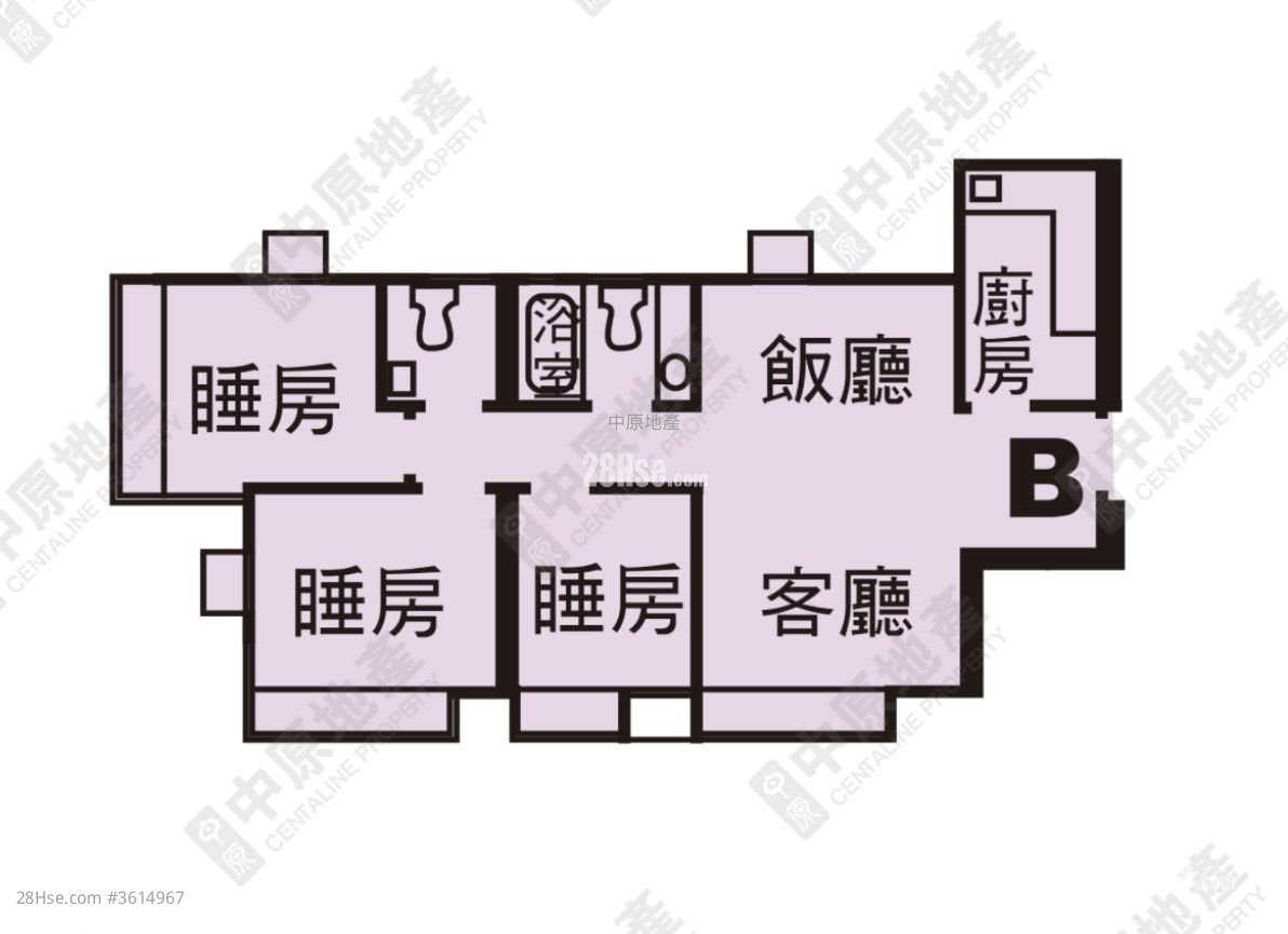 慧安園 售盤 3 房 , 2 浴室 578 平方呎 慧安園 售盤 3 房 , 2 浴室 578 平方呎
