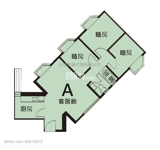 海灣花園 售盤 3 房 , 1 浴室 537 平方呎 海灣花園 售盤 3 房 , 1 浴室 537 平方呎