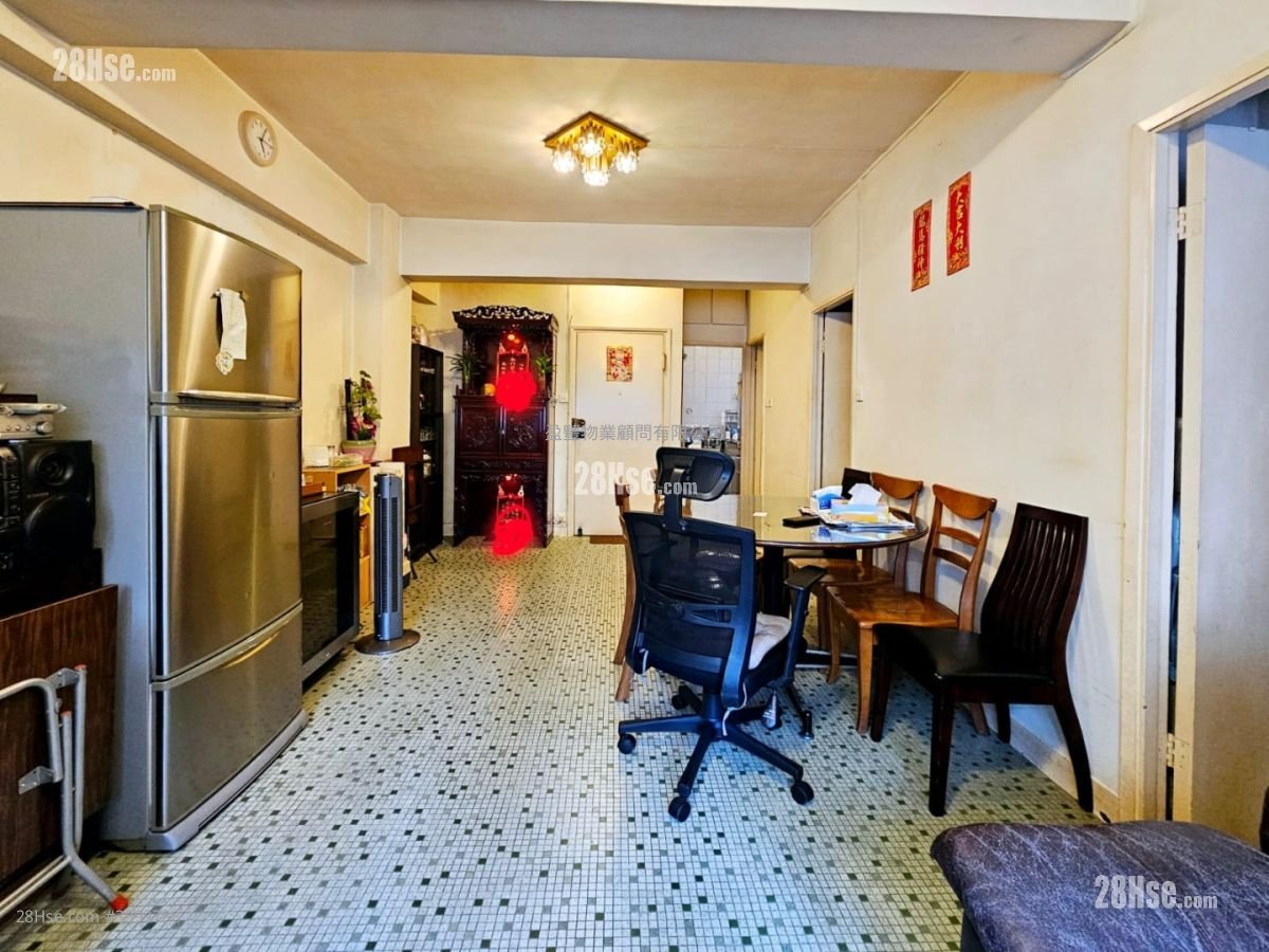 僑康大廈 售盤 2 房 , 1 浴室 516 平方呎