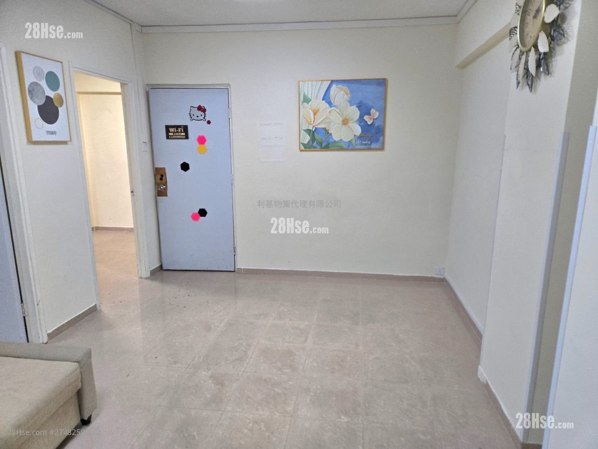 安順大廈 租盤 2 房 , 1 浴室 548 平方呎