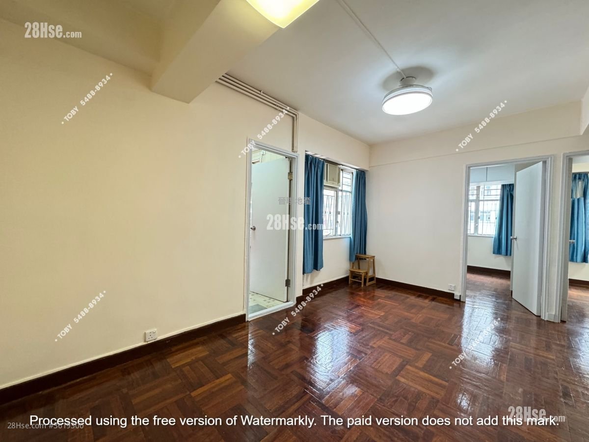 康齡大廈 租盤 2 房 , 1 浴室 427 平方呎