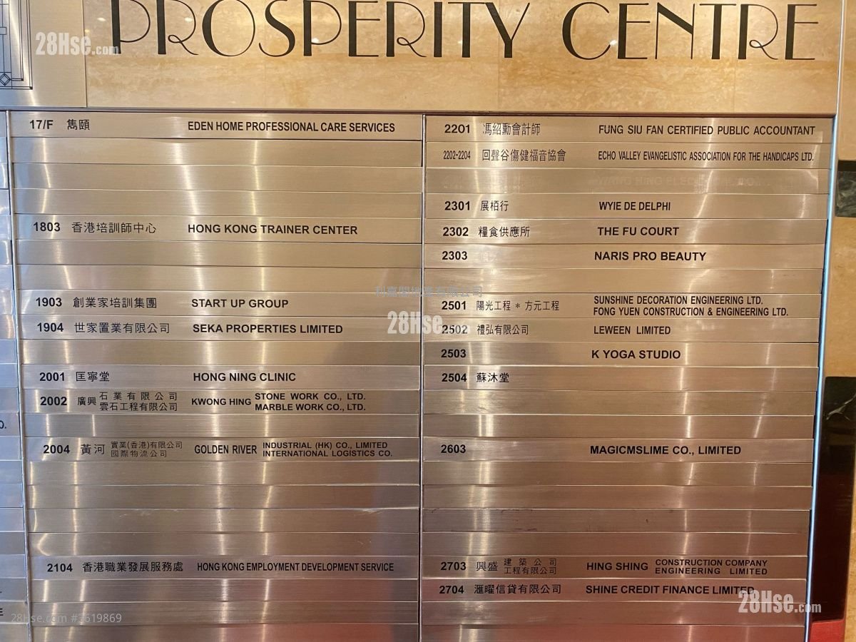 Prosperity Centre Sell Prosperity Centre Sell