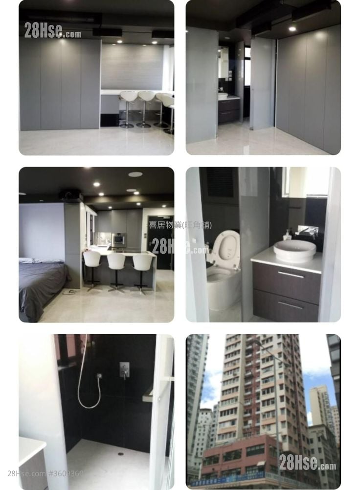 新胜大楼 租盘 开放式间隔 , 1 浴室 461 平方尺