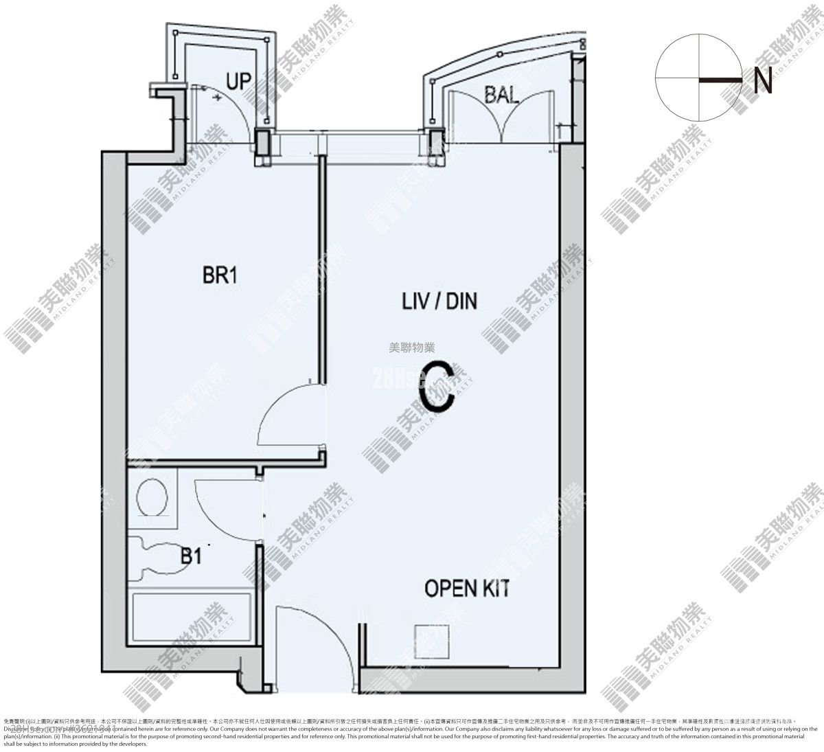 柏傲湾 租盘 1 房 , 1 浴室 421 平方尺 柏傲湾 租盘 1 房 , 1 浴室 421 平方尺