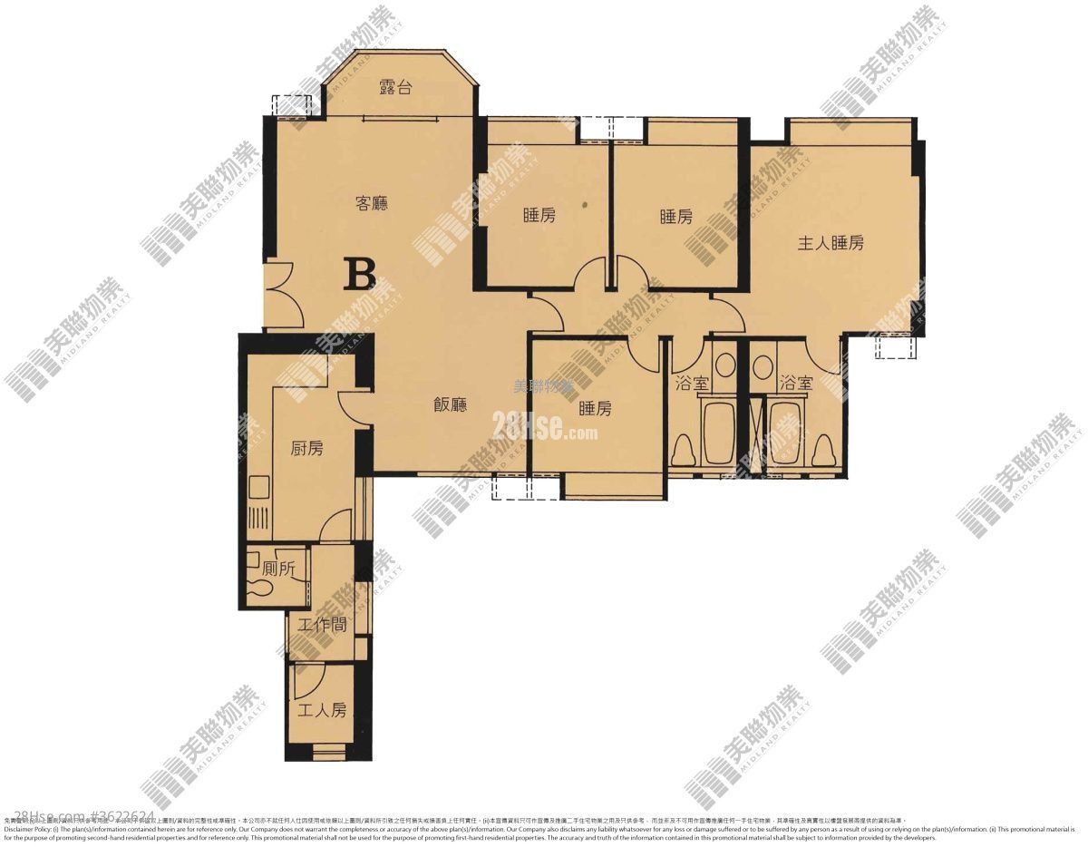瑞峰花园 售盘 1,592 平方尺 瑞峰花园 售盘 1,592 平方尺