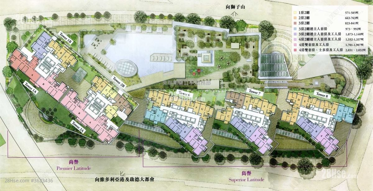 譽港灣 售盤 3 房 , 2 浴室 758 平方呎 譽港灣 售盤 3 房 , 2 浴室 758 平方呎