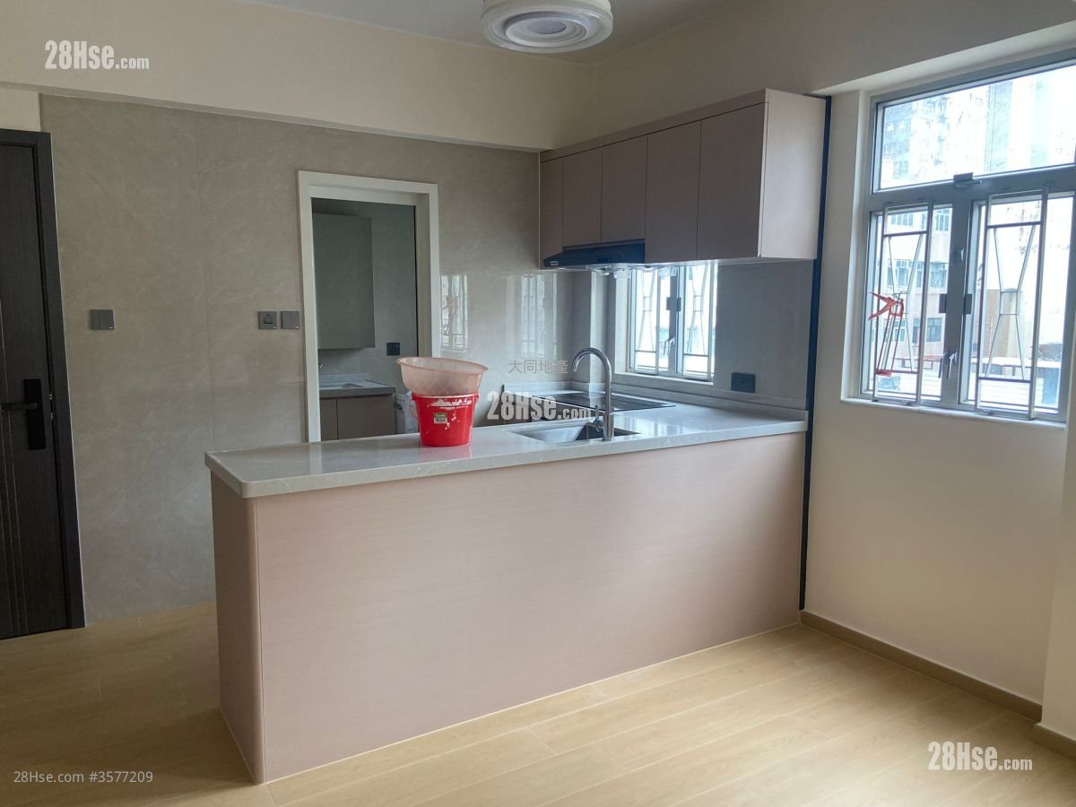 載福樓 租盤 2 房 , 1 浴室 490 平方呎