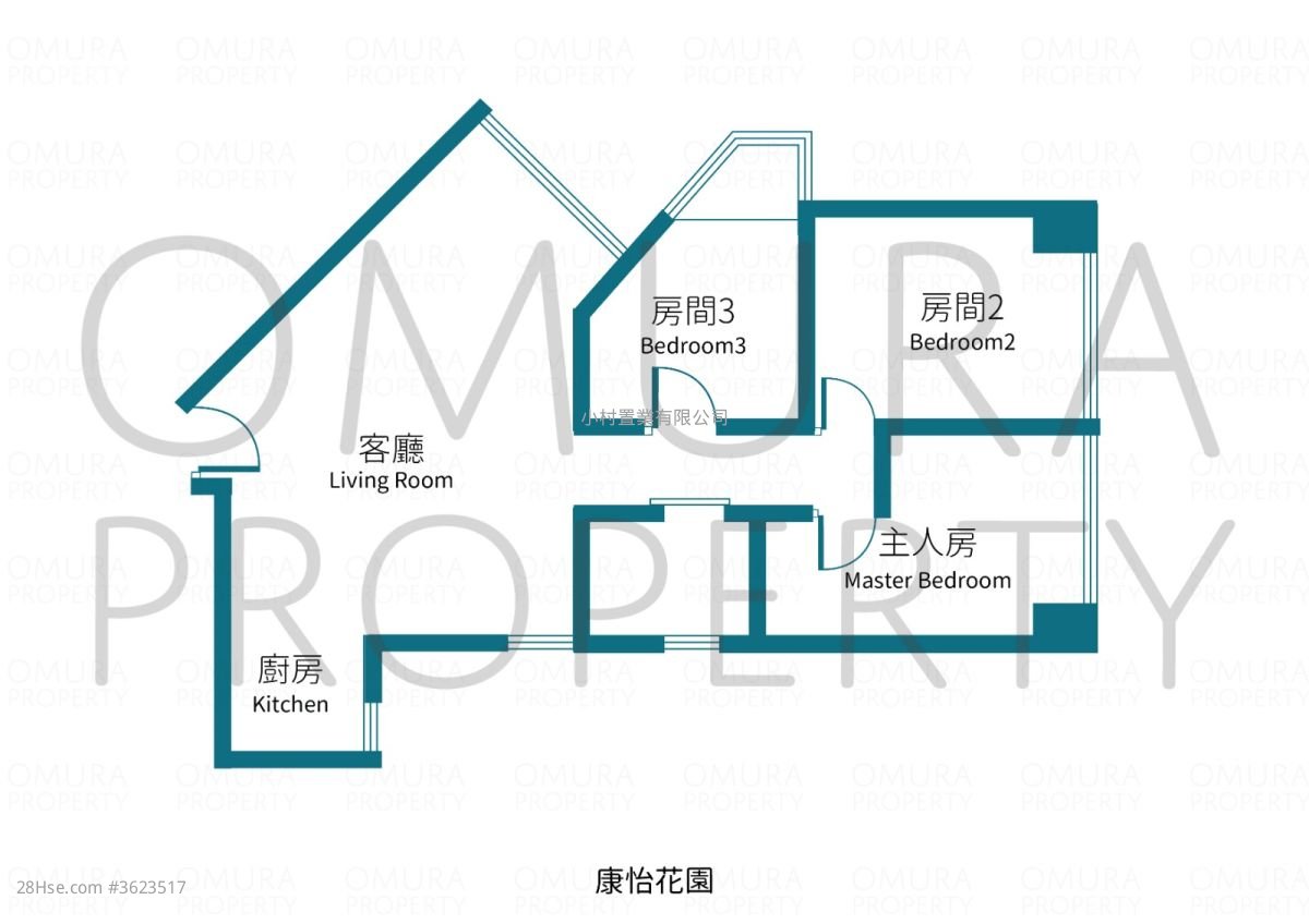 Kornhill Sell 3 Bedrooms , 1 Bathroom 596 ft² Kornhill Sell 3 Bedrooms , 1 Bathroom 596 ft²