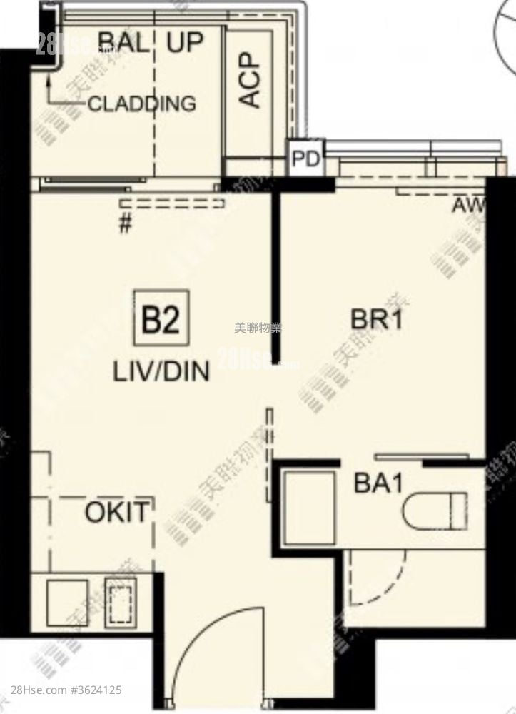 天璽天 售盤 1 房 298 平方呎 天璽天 售盤 1 房 298 平方呎