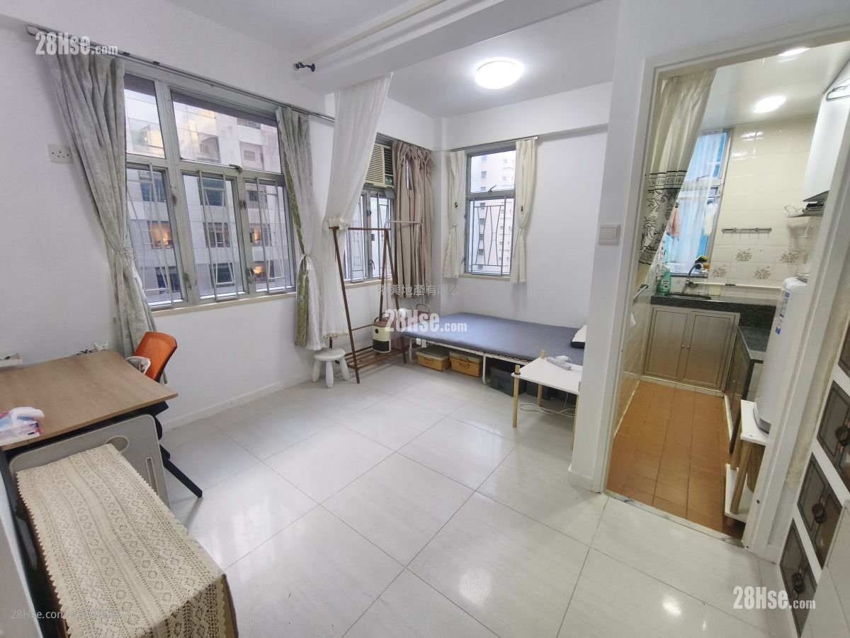 富丽阁 租盘 开放式间隔 , 1 浴室 226 平方尺