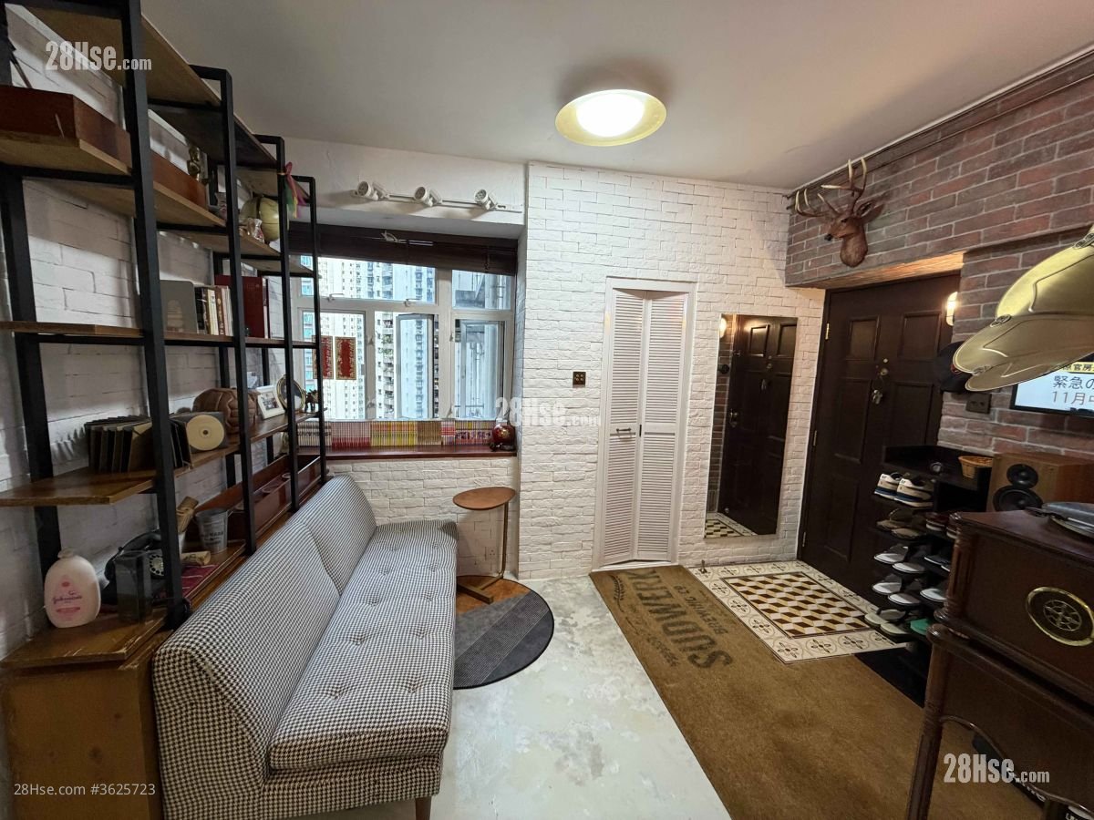 福臨閣 租盤 2 房 , 1 浴室 394 平方呎