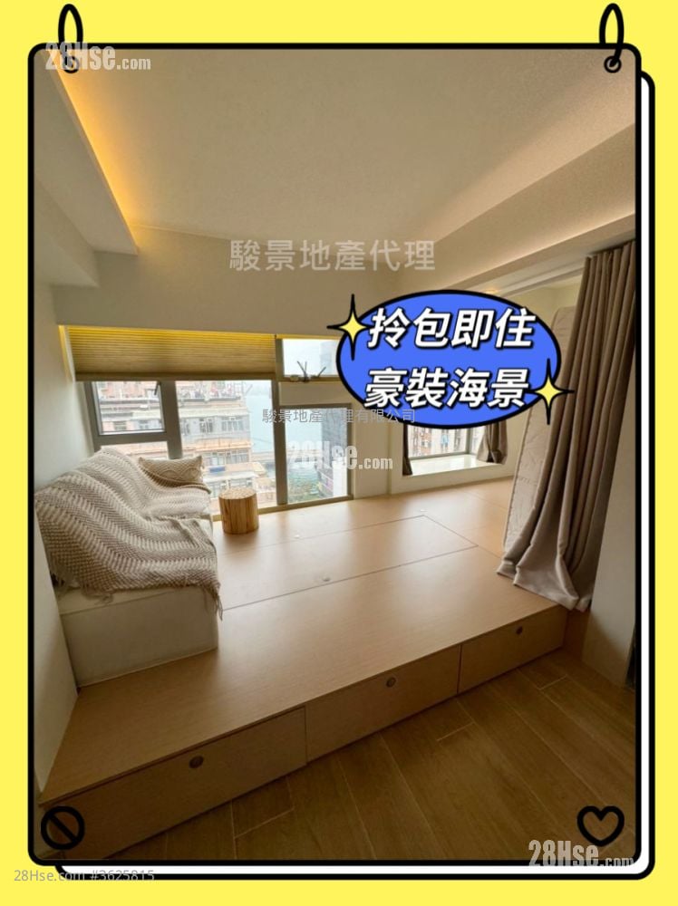 富蘭苑 租盤 開放式間隔 , 1 浴室 351 平方呎