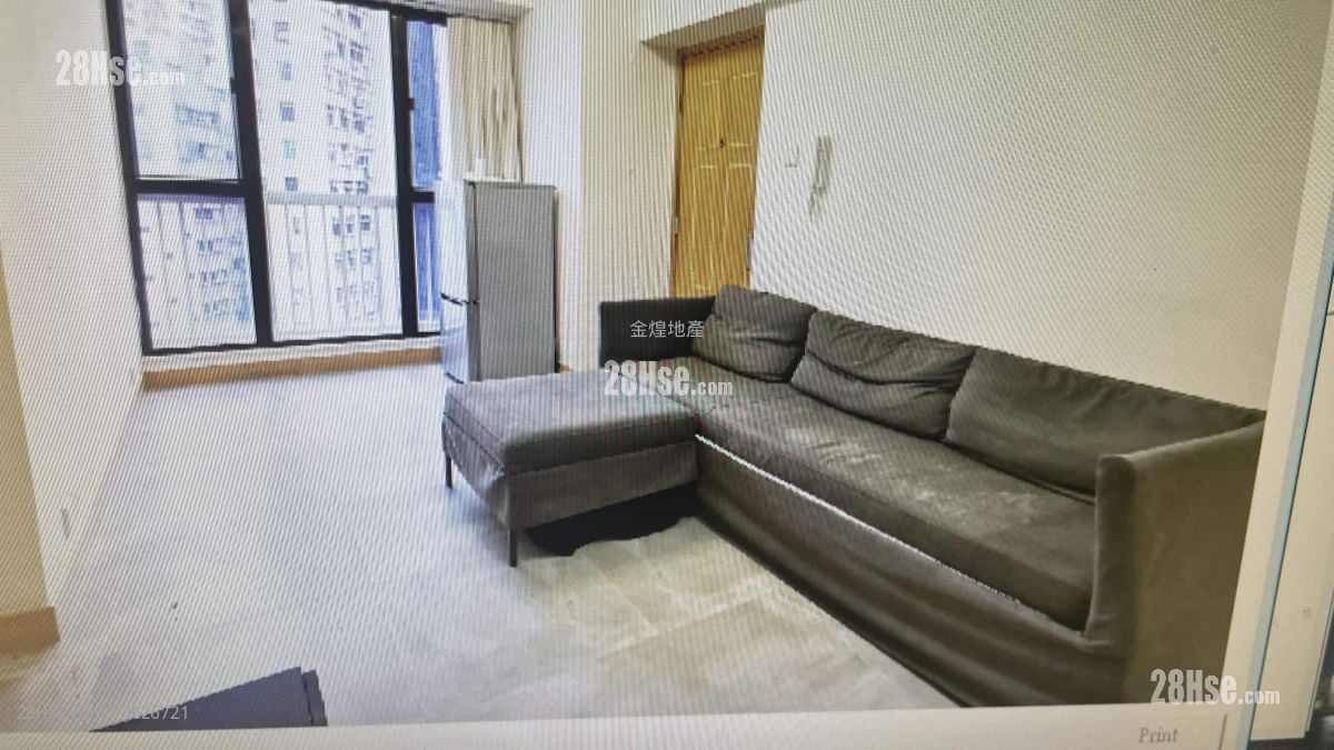 麗成大廈 租盤 2 房 , 1 浴室 481 平方呎