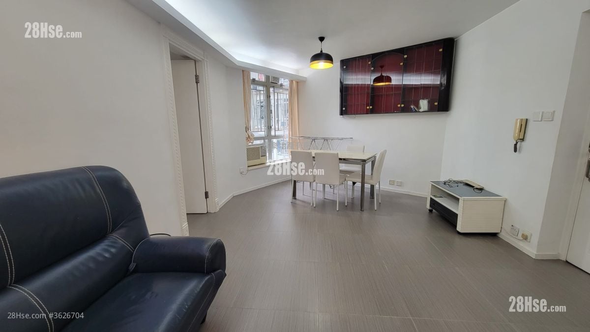 康山花園 租盤 3 房 , 1 浴室 592 平方呎