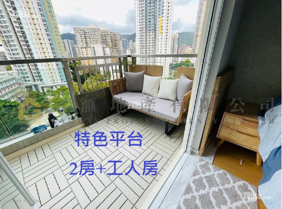 豪门 售盘 2 房 , 1 浴室 576 平方尺