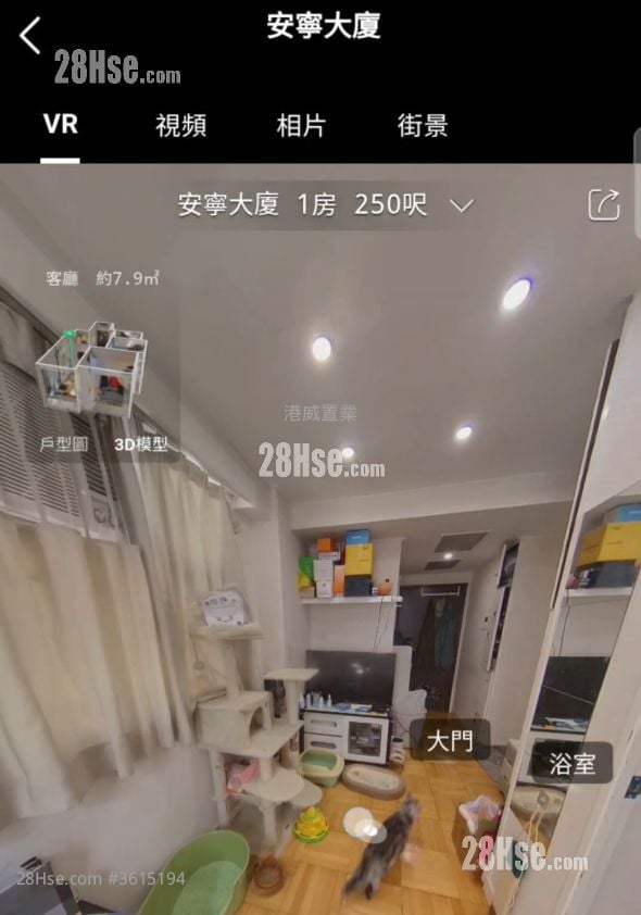 安寧大廈 售盤 2 房 250 平方呎