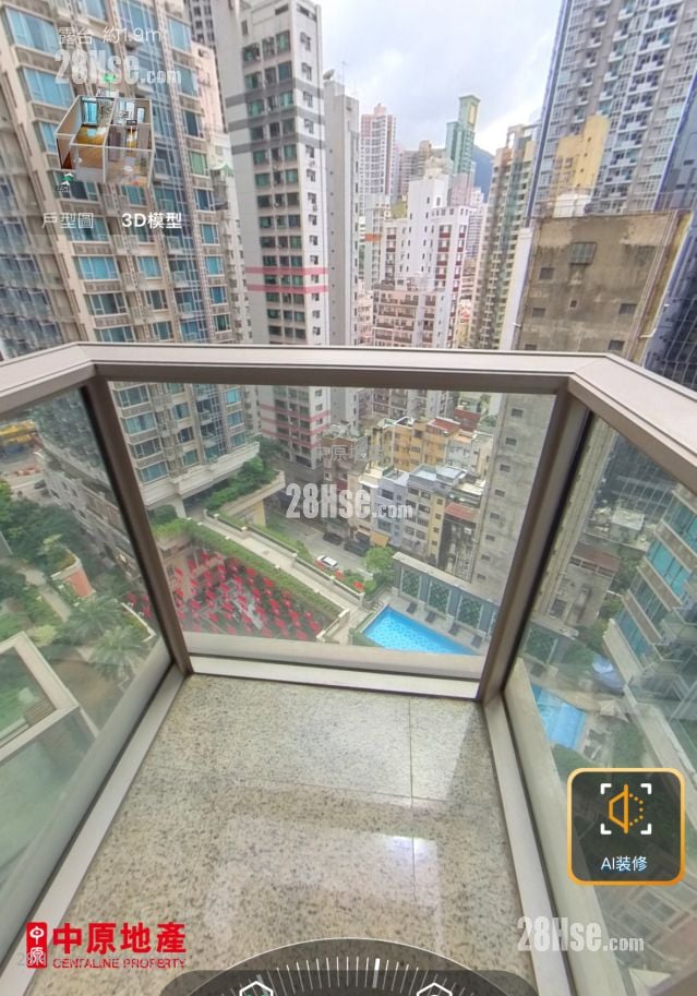 囍滙 售盤 1 房 , 1 浴室 432 平方呎