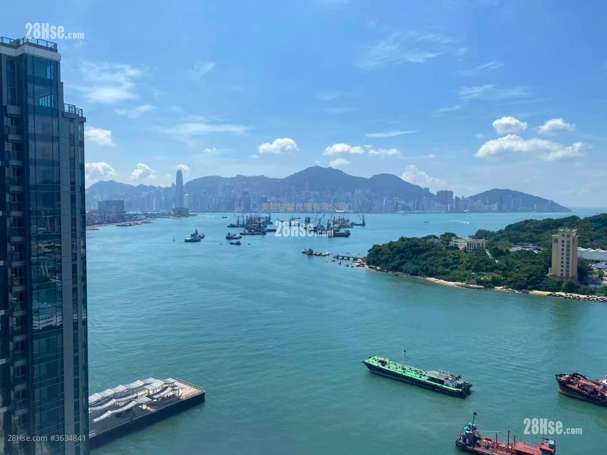 維港滙 租盤 2 房 , 1 浴室 496 平方呎