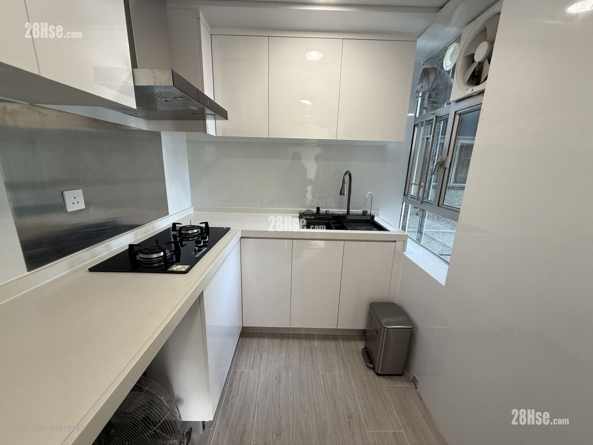 麗城花園 租盤 3 房 , 1 浴室 572 平方呎