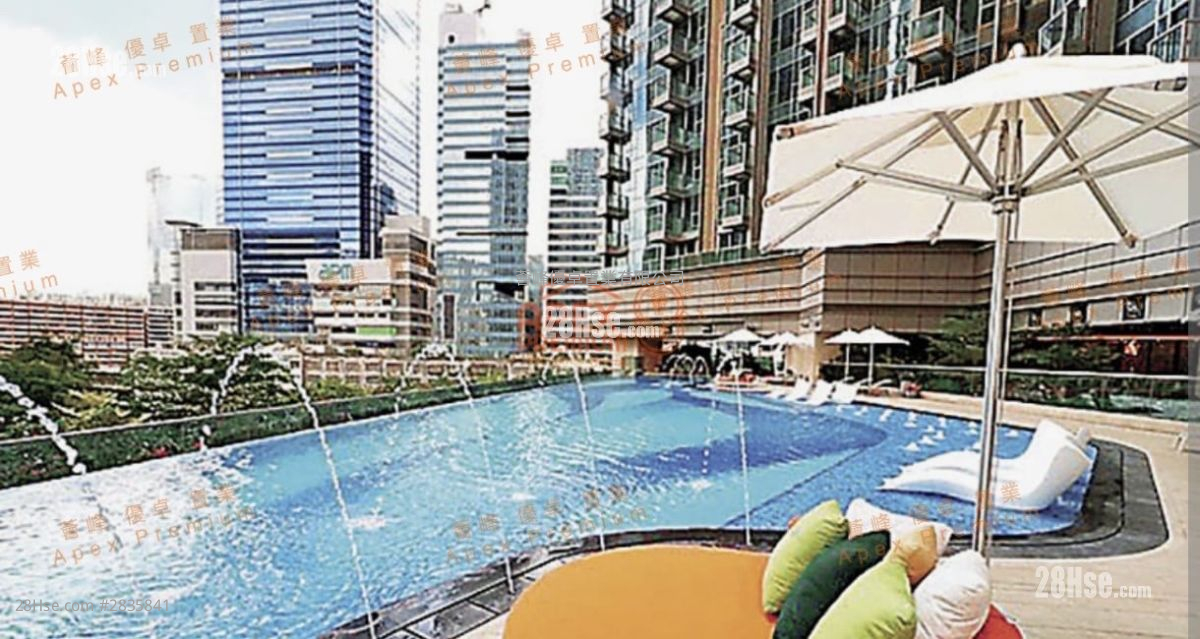 凱滙 租盤 2 房 , 1 浴室 592 平方呎