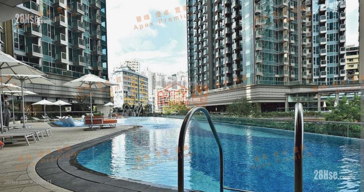 凱滙 租盤 2 房 , 1 浴室 592 平方呎