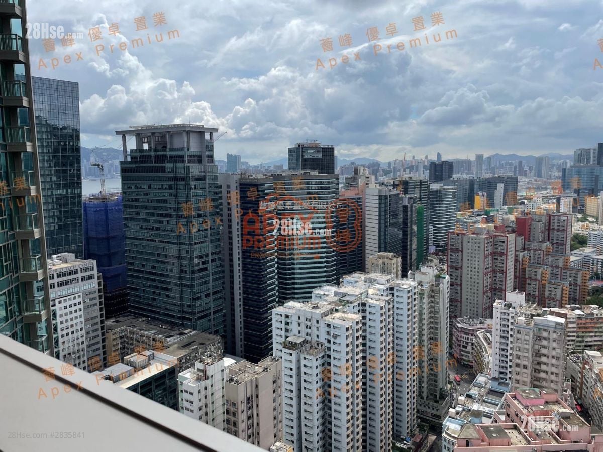 凱滙 租盤 2 房 , 1 浴室 592 平方呎