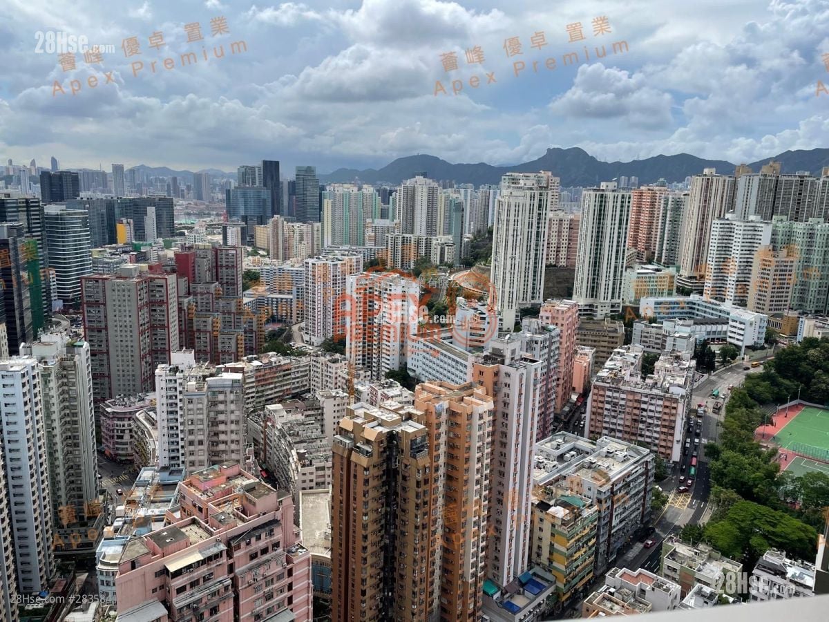 凱滙 租盤 2 房 , 1 浴室 592 平方呎