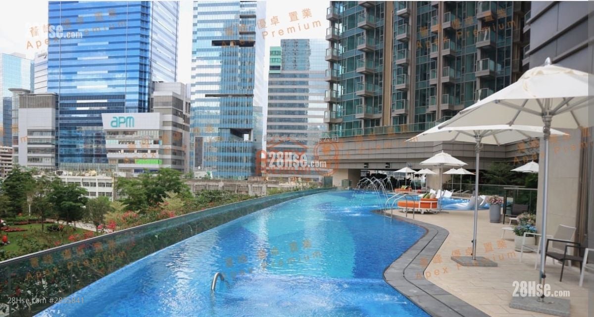 凱滙 租盤 2 房 , 1 浴室 592 平方呎