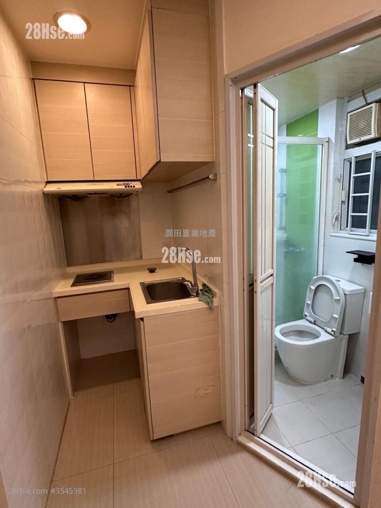 单幢楼房 租盘 开放式间隔 , 1 浴室 120 平方尺