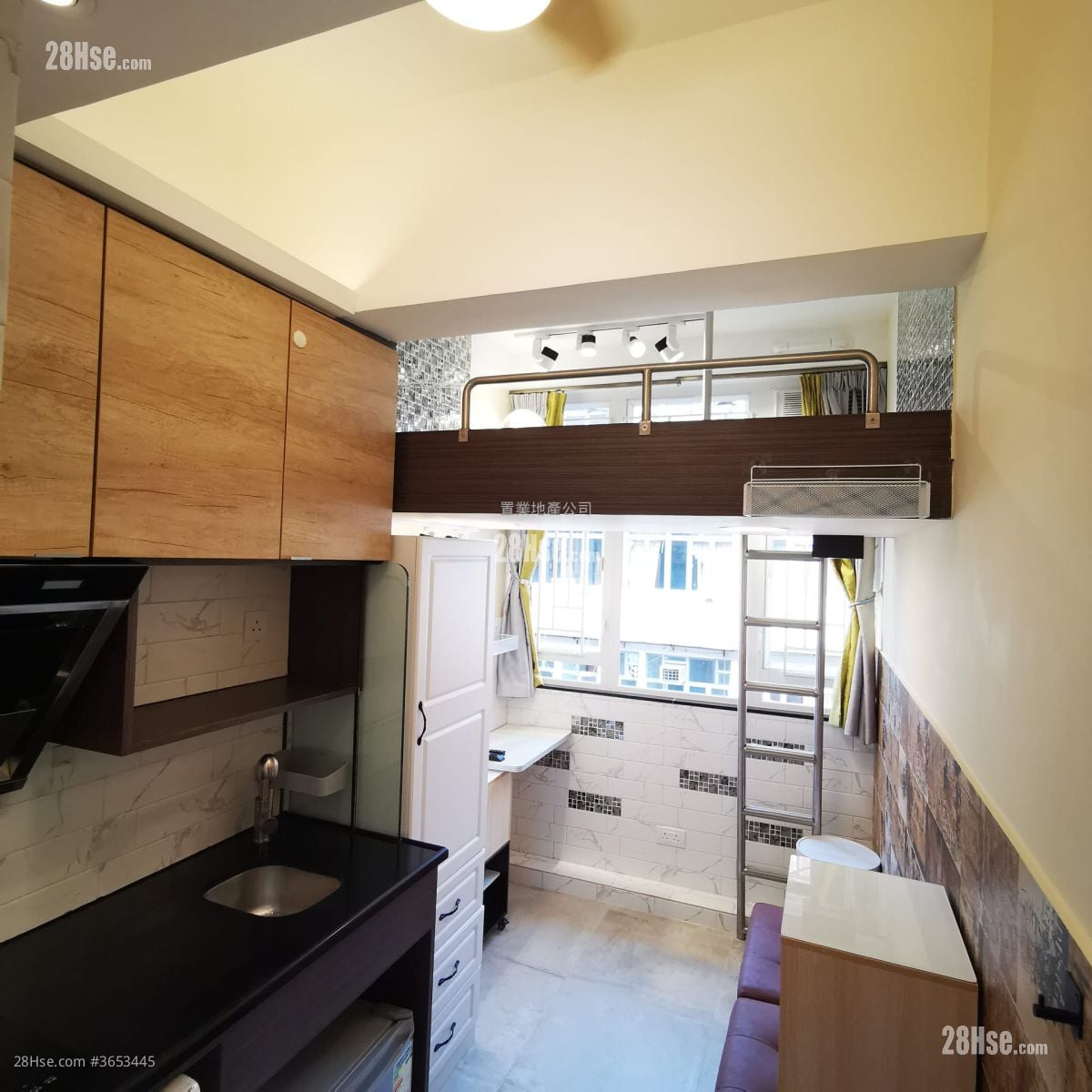 单幢楼房 租盘 开放式间隔 , 1 浴室 130 平方尺