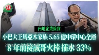 小巴大王马亚木家族5.65亿中环中心全层 8年前接诚哥火棒 插水33%