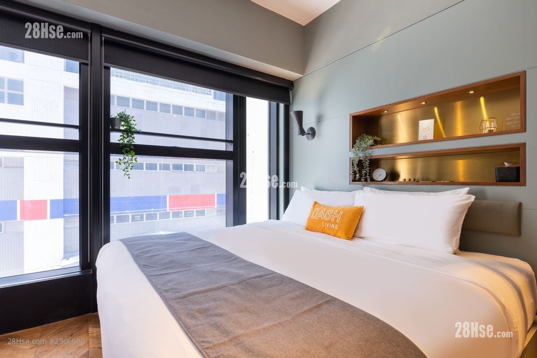 油麻地服务式住宅 租盘 开放式间隔 , 1 浴室 185 平方尺