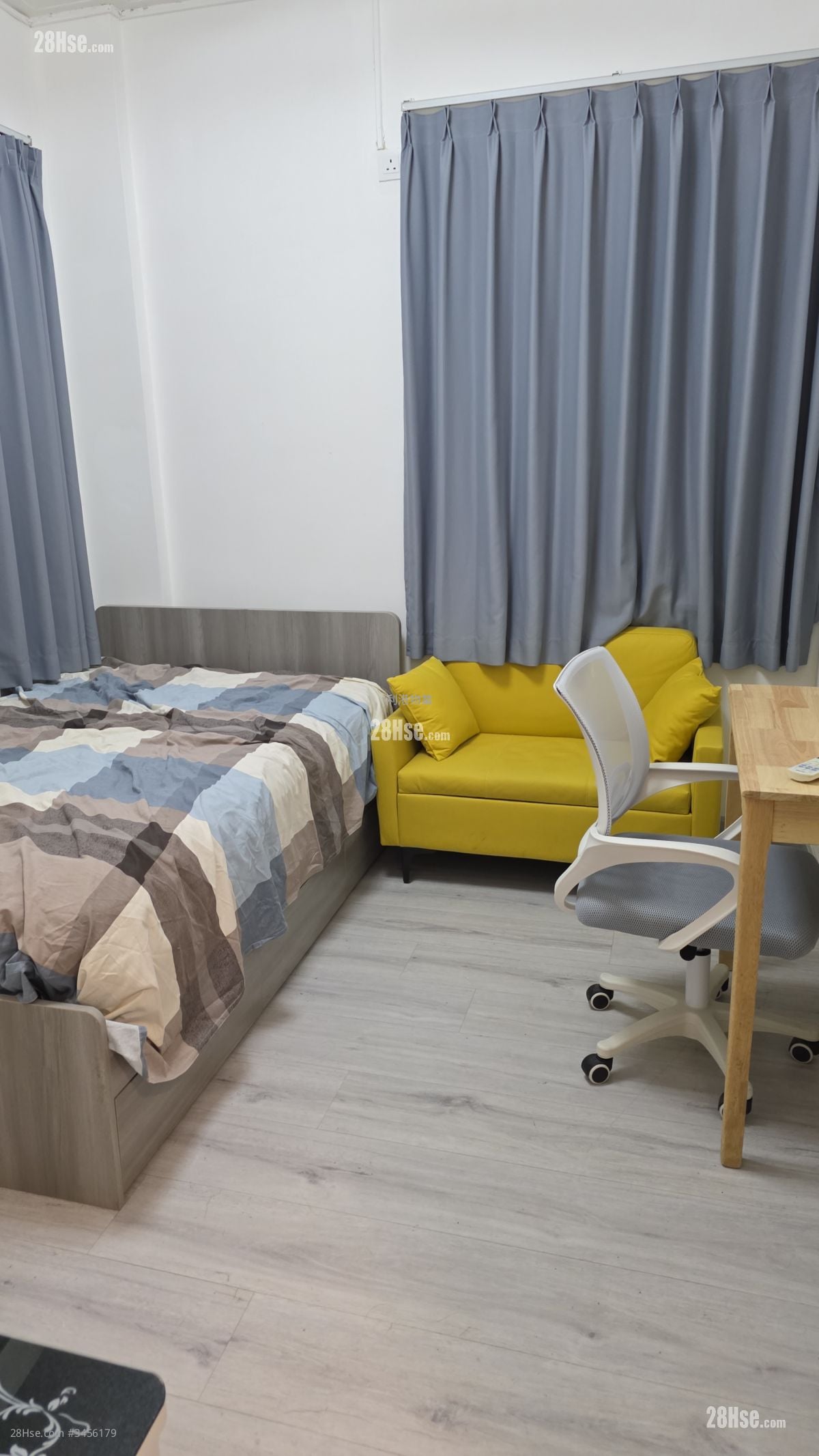 华尔大厦 租盘 开放式间隔 , 1 浴室 150 平方尺