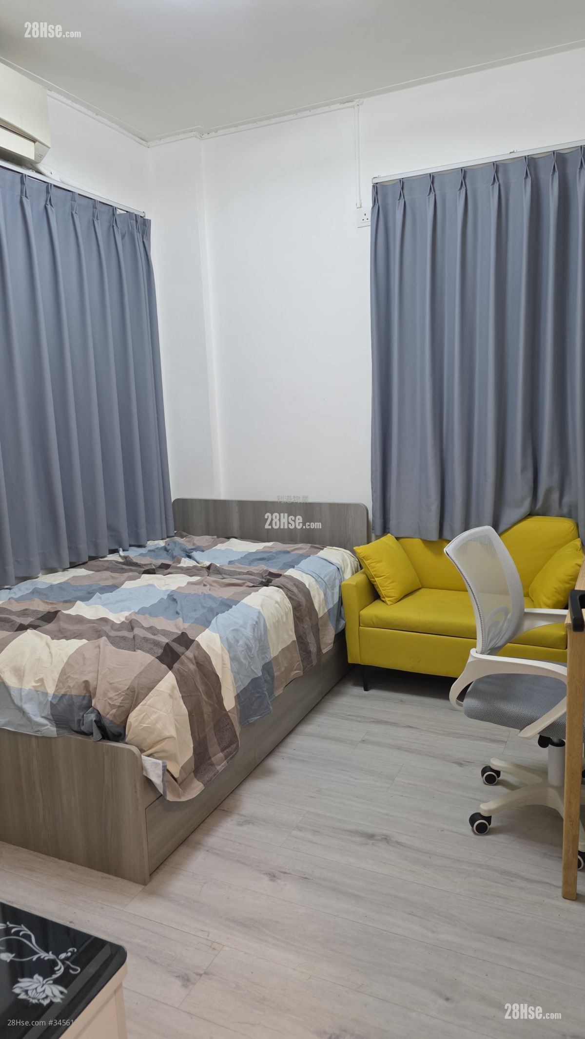 华尔大厦 租盘 开放式间隔 , 1 浴室 150 平方尺