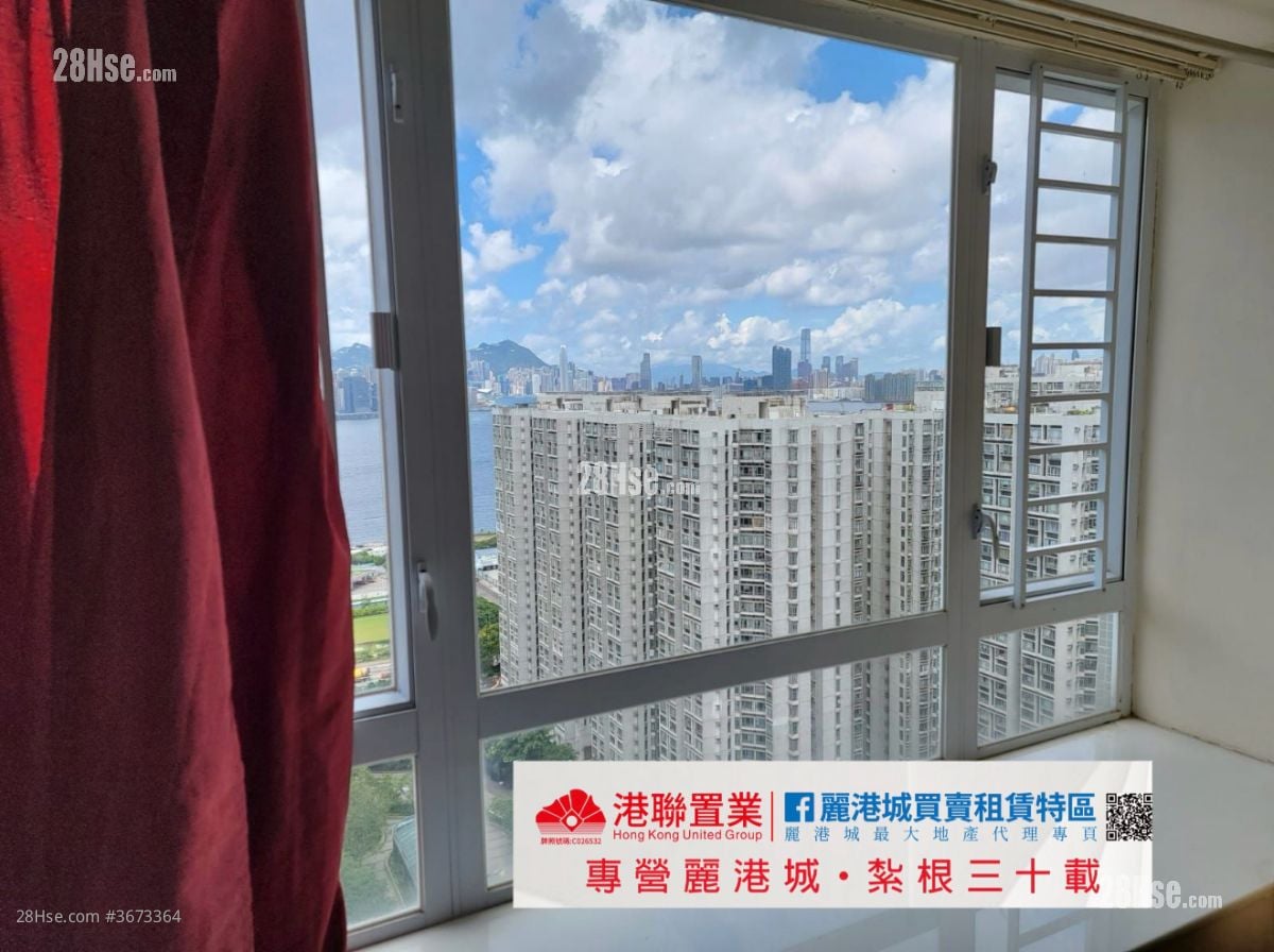 丽港城 售盘 3 房 , 2 浴室 748 平方尺