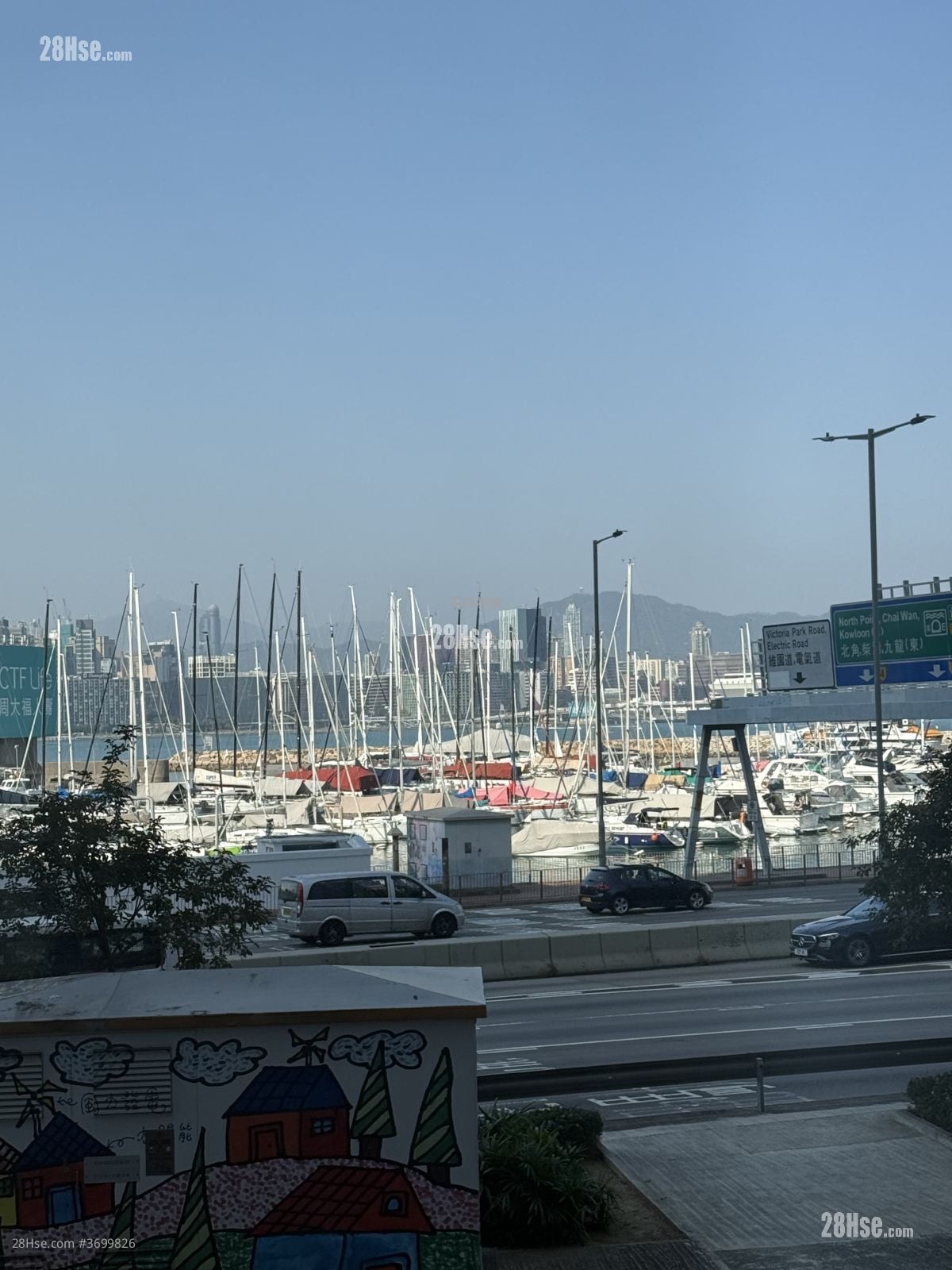 海濱大廈 租盤 3 房 , 2 浴室 1,068 平方呎