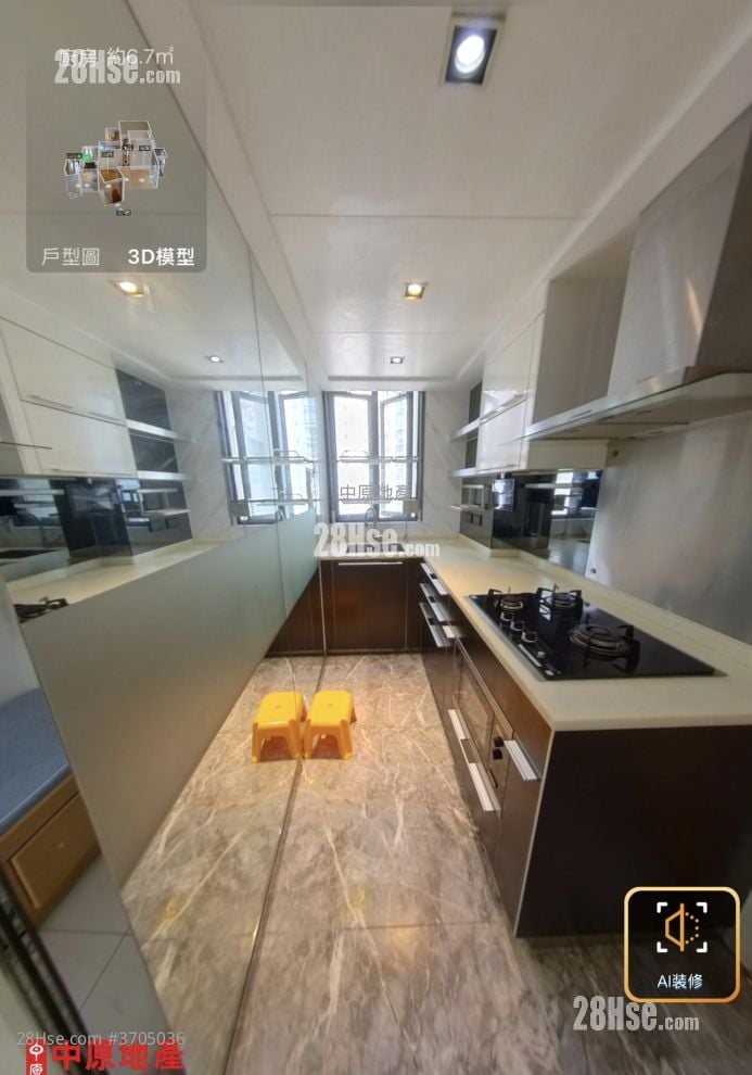 瓏璽 售盤 3 房 , 2 浴室 896 平方呎