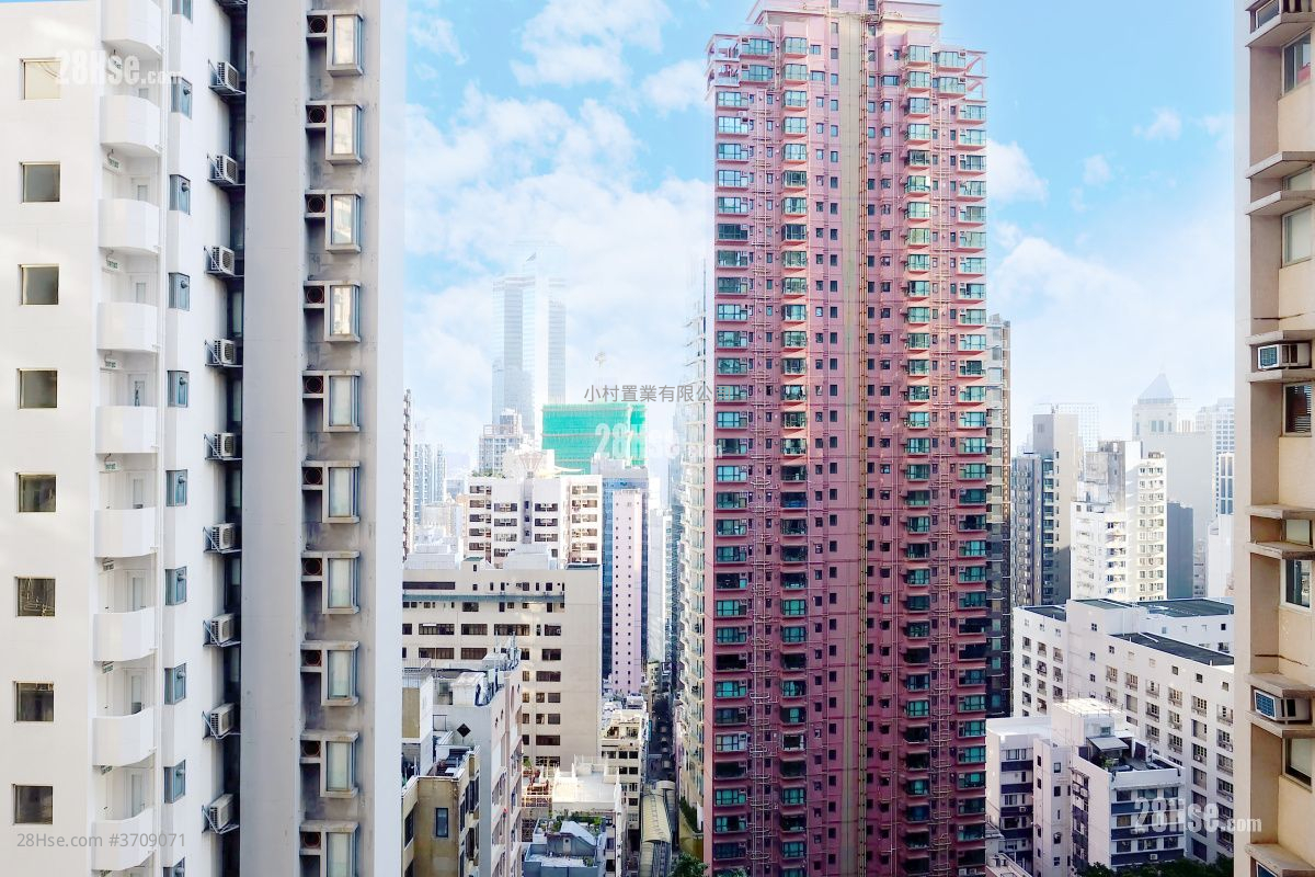 景觀: Soho 38 租盤 2 房 , 1 浴室 496 平方呎