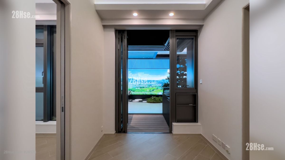 曉柏峰 大廈: 從飯廳部分觀看