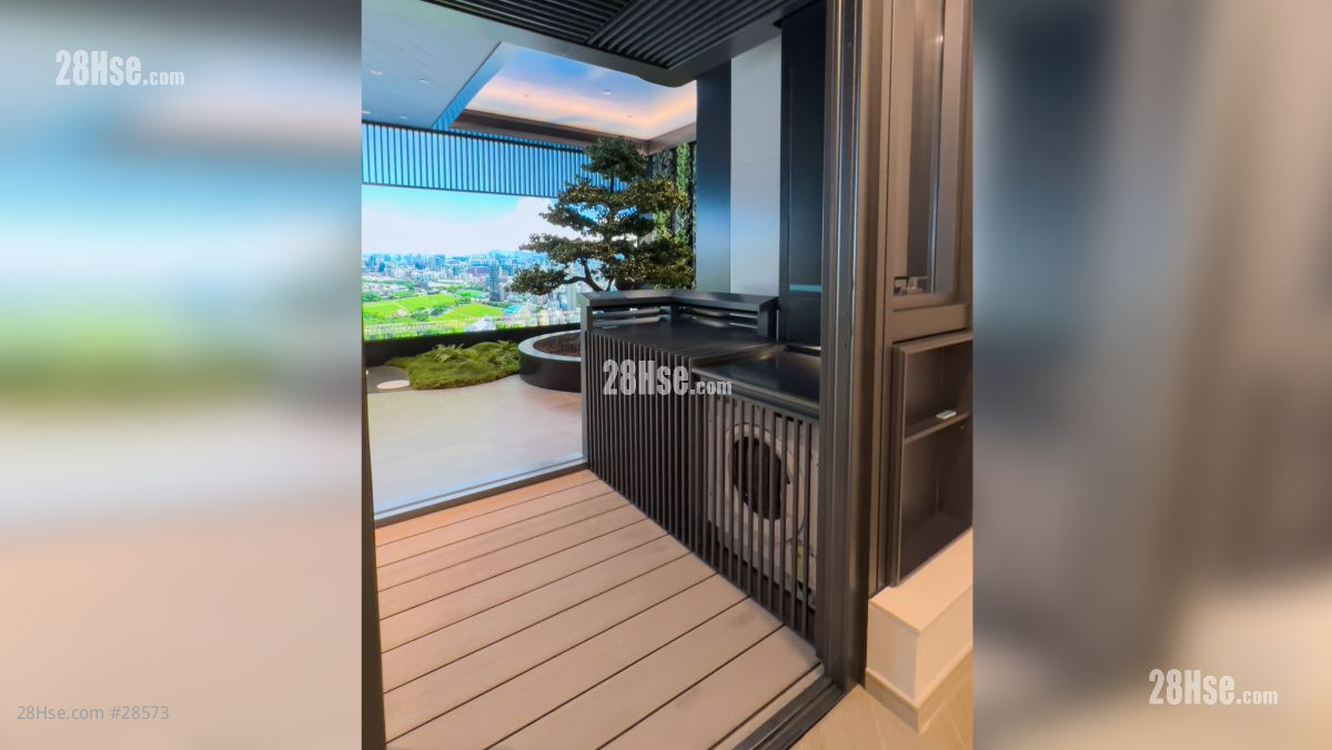 曉柏峰 大廈: 露台部分