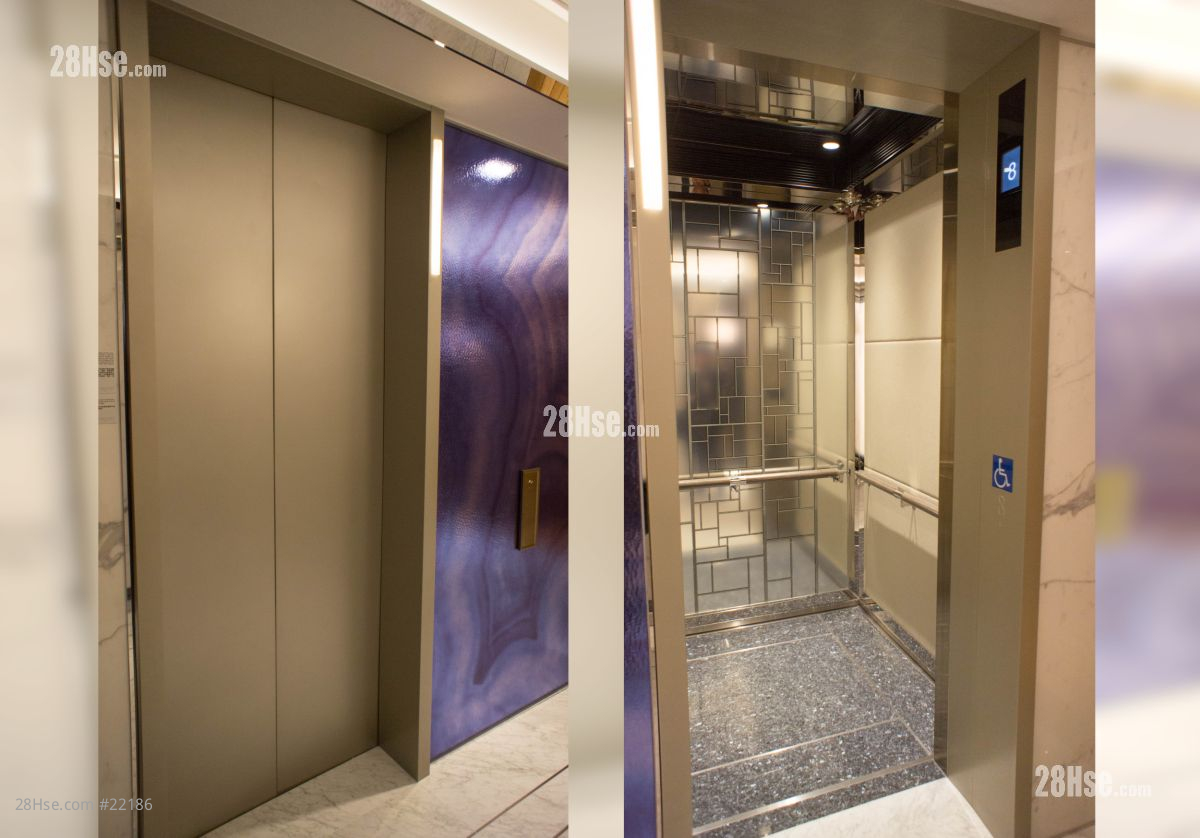 Monterey 大厦: 大堂升降机部分