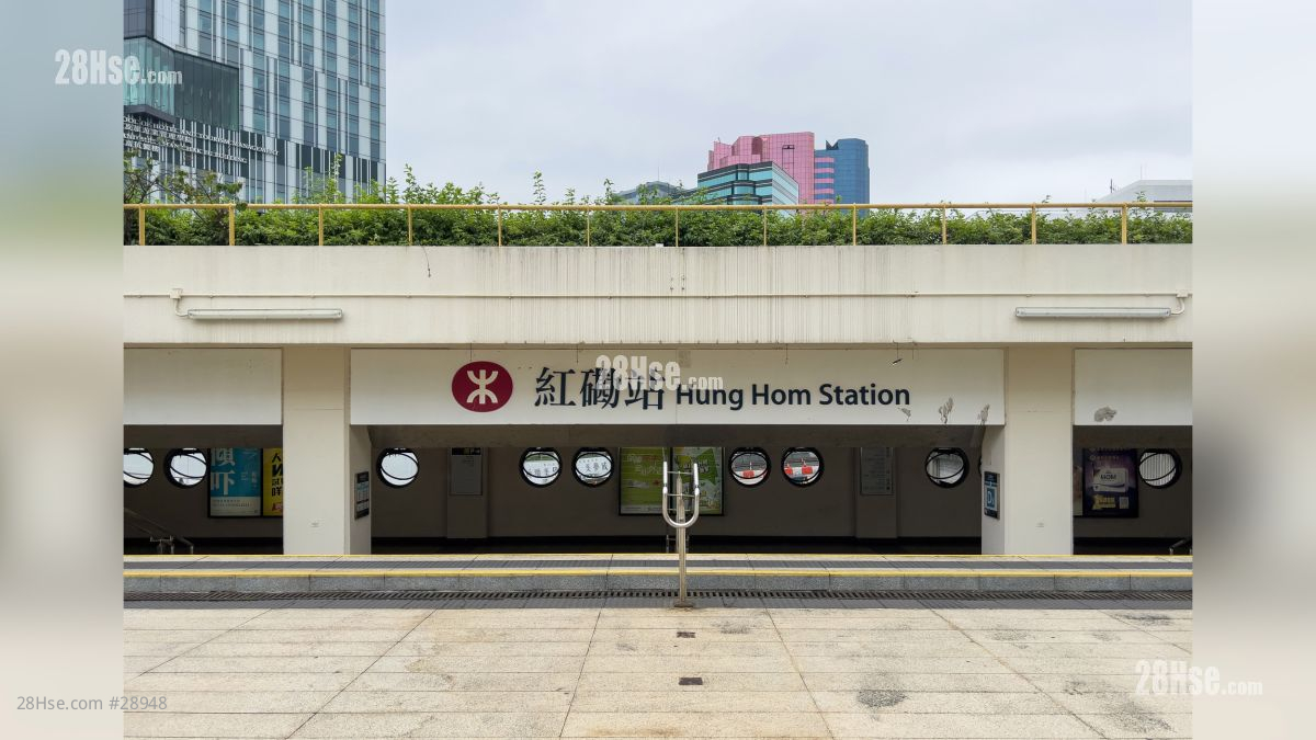 The Haddon Transportation: 紅磡港鐵站, 距離項目約約 400 米