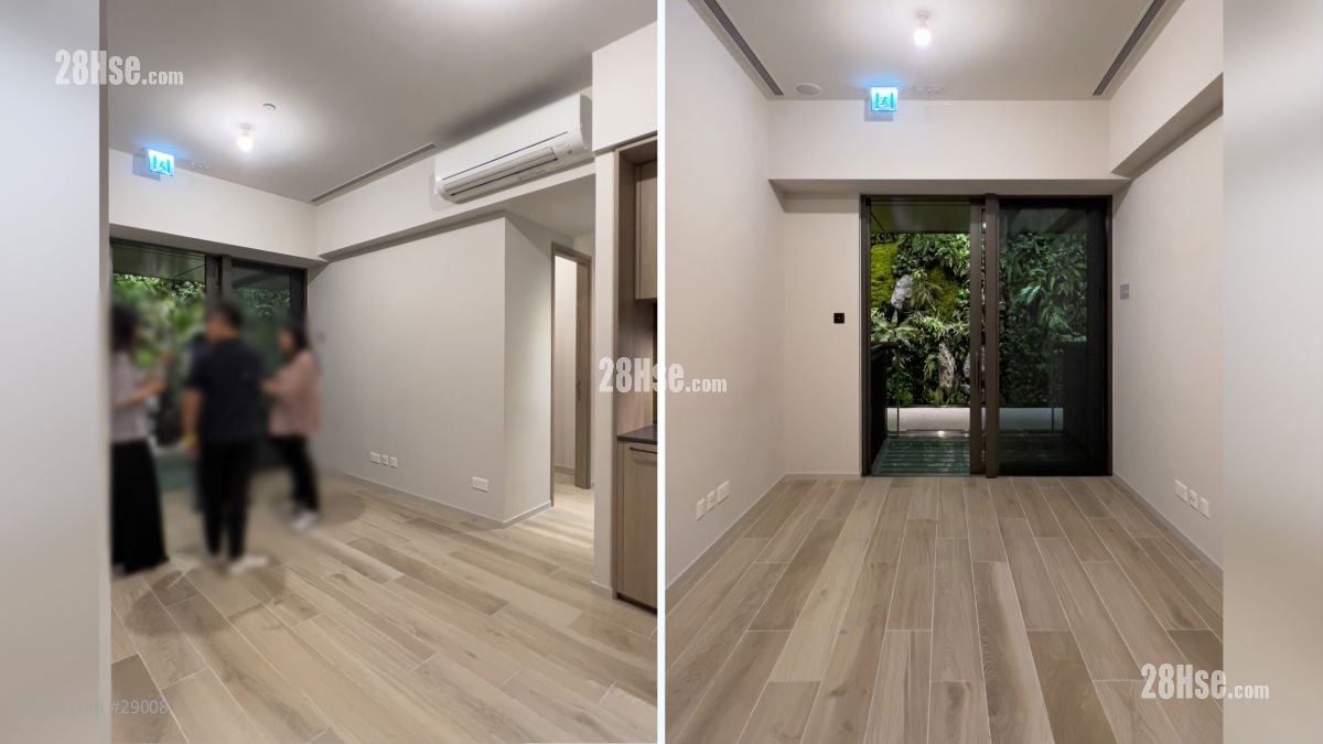 2 Shing King Street Building: 從入口部分觀看 (圖左), 從飯廳部分觀看(圖右)