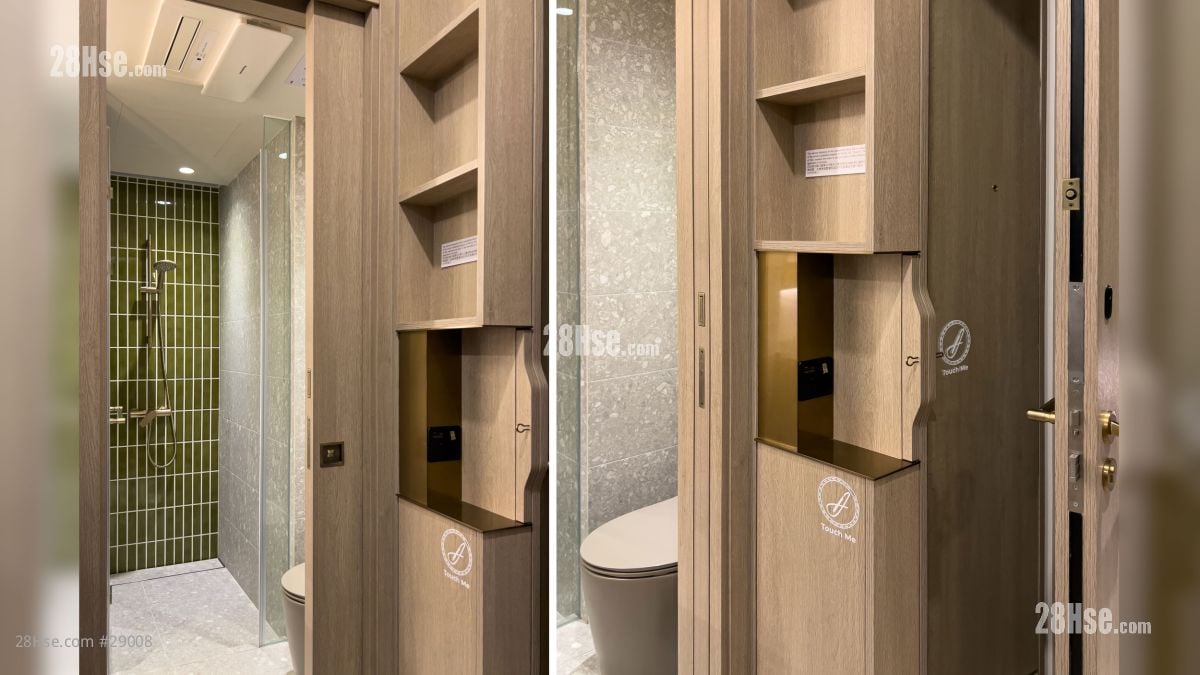 2 Shing King Street Building: 入口部分設有收納空間 (ARTISCABINET，可同時收納鞋子和雨傘)