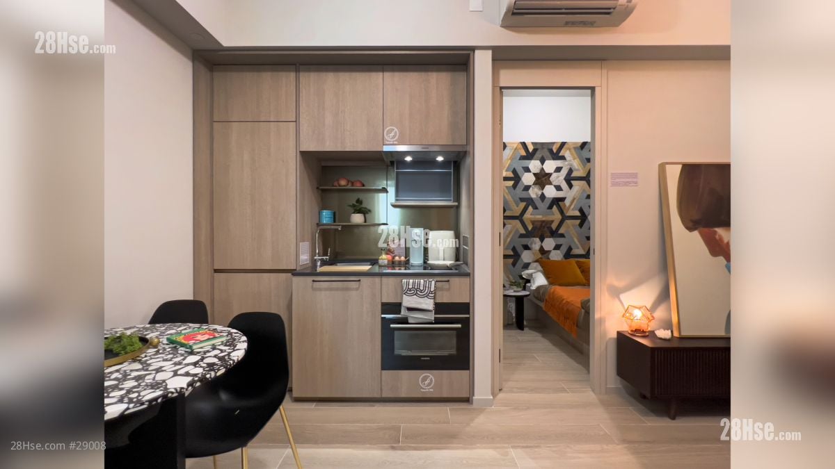 2 Shing King Street Building: 從飯廳部分觀看開放式廚房部分